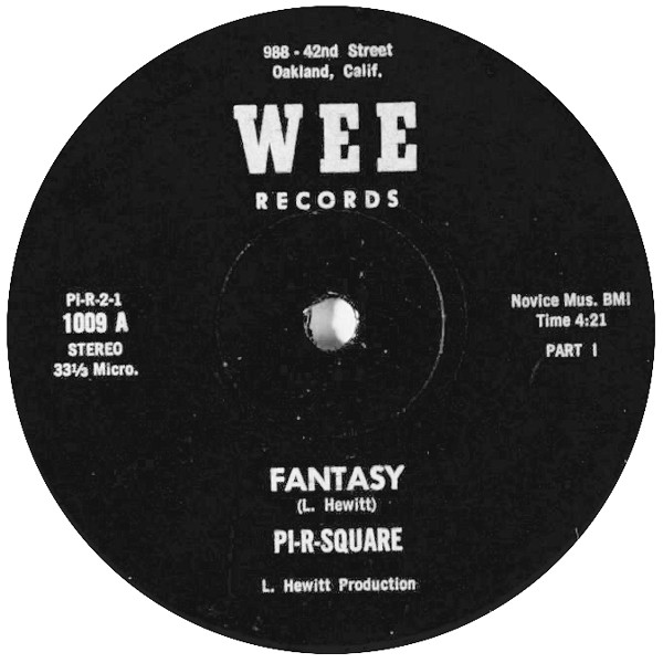 Pi-R-Square – Fantasy (1970, Vinyl) - Discogs