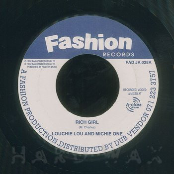 Louchie Lou And Michie One – Rich Girl (1993, CD) - Discogs