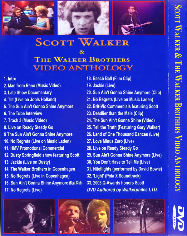 descargar álbum Scott Walker & The Walker Brothers - Video Anthology