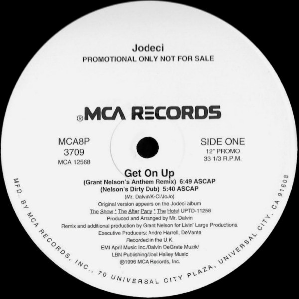 grap【激レアR\u0026B】JODECI / GET ON UP REMIX - 洋楽