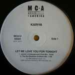 Cover of Let Me Love You For Tonight, 1998, Vinyl