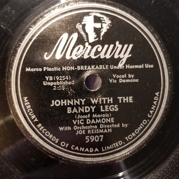 last ned album Vic Damone - Johnny With The Bandy Legs Nina Never Knew