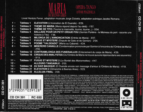 lataa albumi Download Astor Piazzolla - Maria De Buenos Aires album