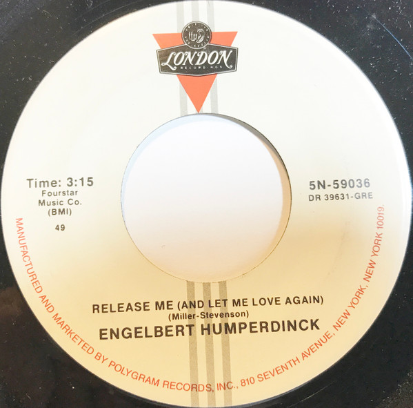 Engelbert Humperdinck – Release Me (And Let Me Love Again) (1967 