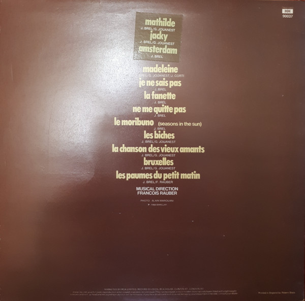 last ned album Jacques Brel - Personally