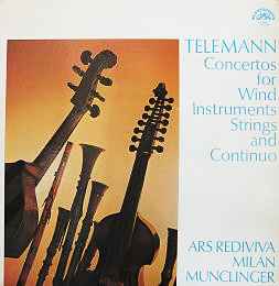 Georg Philipp Telemann - Concertos For Wind Instruments, Strings And Continuo album cover