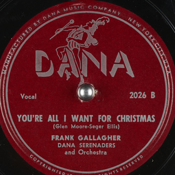 Album herunterladen Frank Gallagher , Dana Serenaders - Merry Christmas Polka Youre All I Want For Christmas