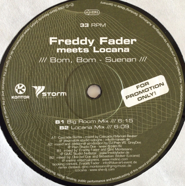 lataa albumi Freddy Fader Meets Locana - Bom Bom Suenan
