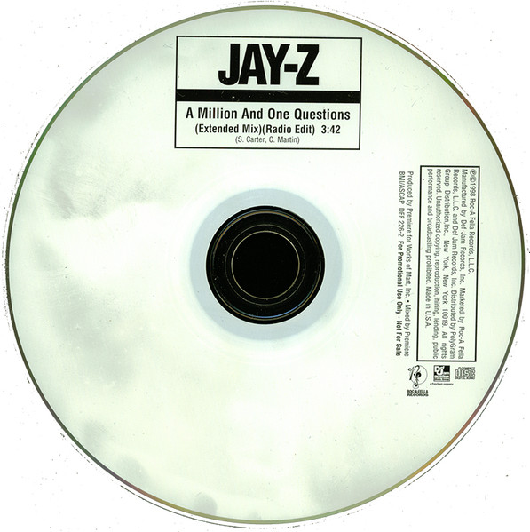 Jay-Z – A Million And One Questions (Extended Mix) (1998, CD ...