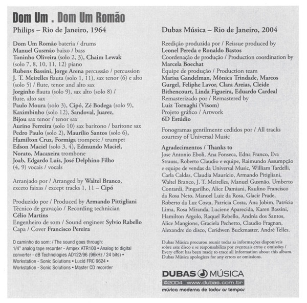 Album herunterladen Dom Um Romão - Dom Um