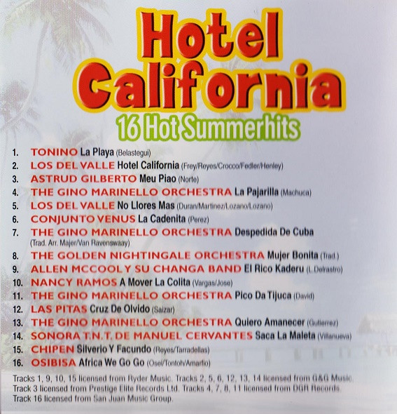 baixar álbum Various - Hotel Califórnia