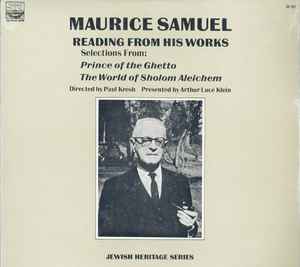 Maurice Samuel - Maurice Samuel - Readings From His Works album cover