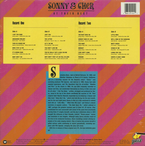 last ned album Sonny & Cher - At Their Best