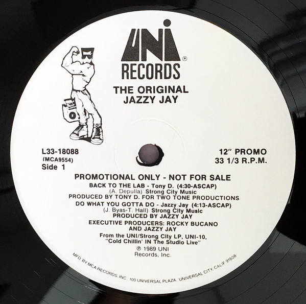 The Original Jazzy Jay – Back To The Lab (1989, Vinyl) - Discogs