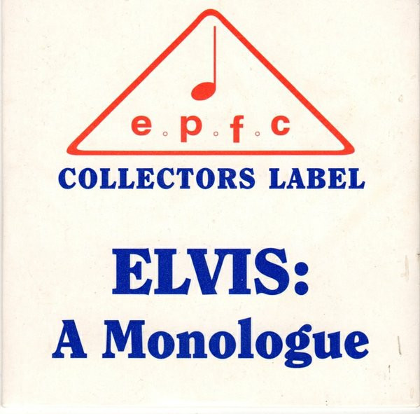 lataa albumi Elvis Presley - A Monologue
