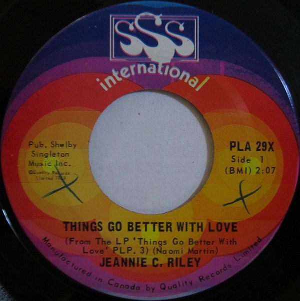 lataa albumi Jeannie C Riley - Things Go Better With Love The Back Side Of Dallas