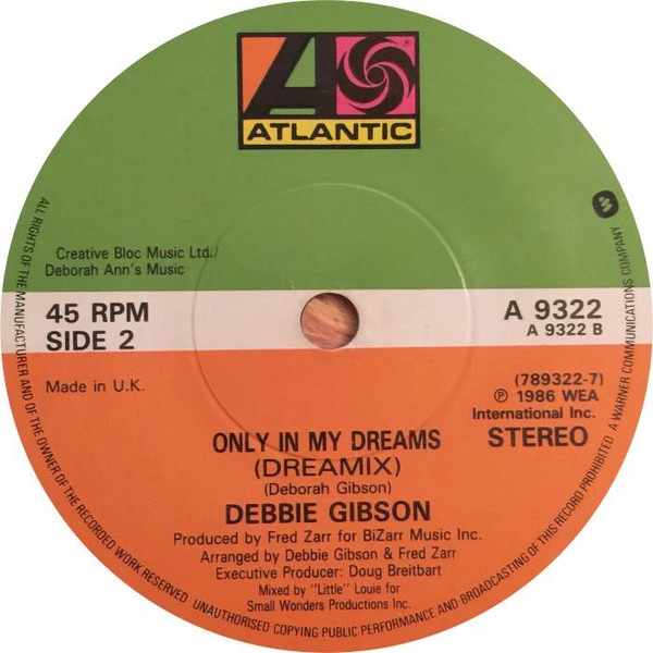 descargar álbum Debbie Gibson - Only In My Dreams