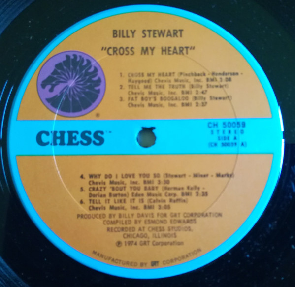 baixar álbum Billy Stewert - Cross My Heart