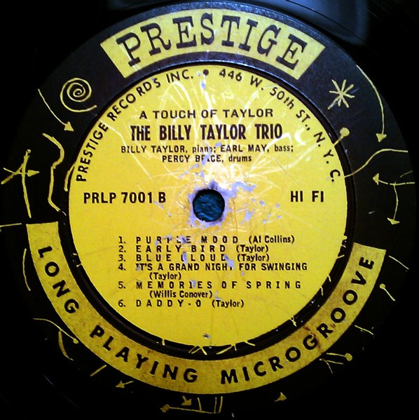The Billy Taylor Trio - A Touch Of Taylor | Releases | Discogs