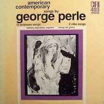 George Perle - 13 Dickinson Songs / 2 Rilke Songs album cover