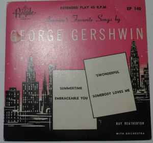Ray Heatherton - America's Favorite Songs By George Gershwin album cover