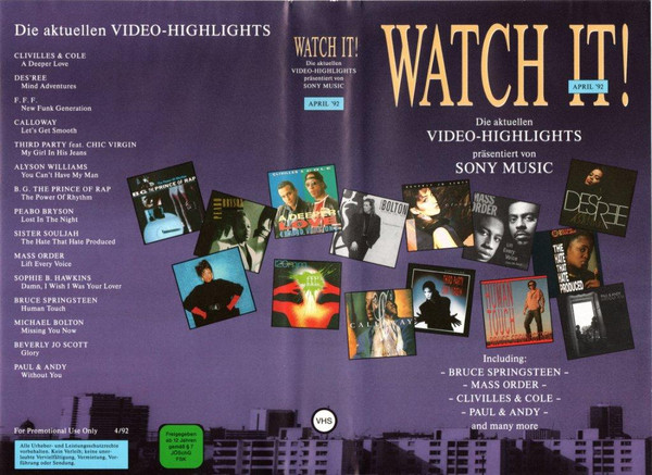 baixar álbum Various - Watch It April 1992