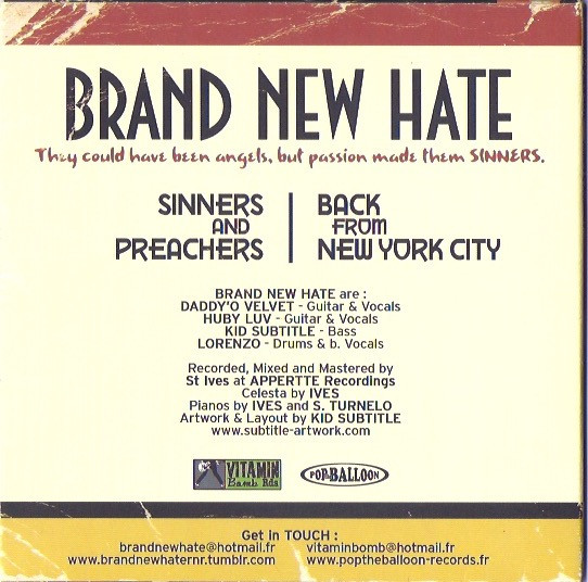 ladda ner album Brand New Hate - Sinners And Preachers