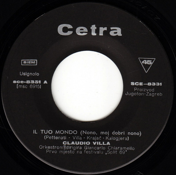 last ned album Claudio Villa - Il Tuo Mondo Nono Moj Dobri Nono