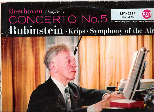 Beethoven, Rubinstein · Krips · Symphony Of The Air – (Emperor