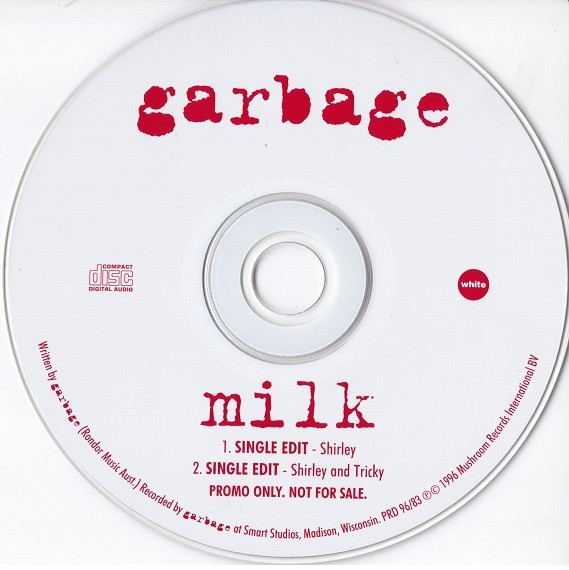 Garbage – Milk (1996, CD) - Discogs