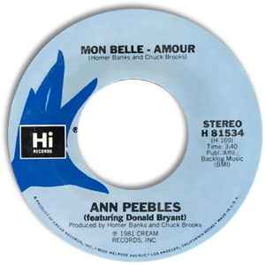 Ann Peebles Featuring Donald Bryant Mon Belle Amour Releases Discogs