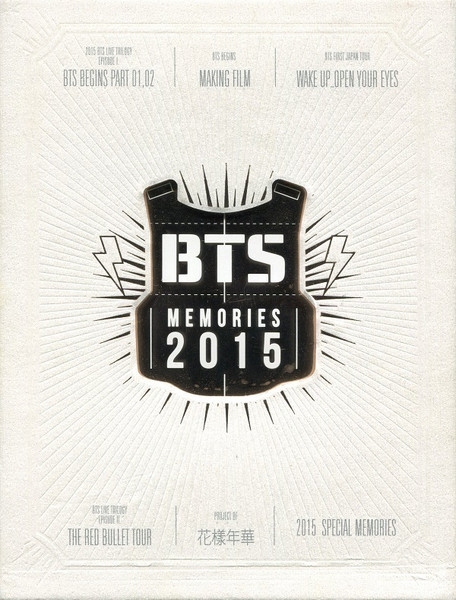 BTS – Memories Of 2015 (2016, DVD) - Discogs
