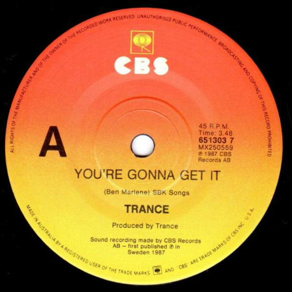 Album herunterladen Trance - Youre Gonna Get It