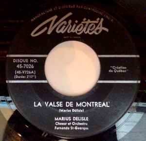 Marius Delisle - Valse De Montreal album cover