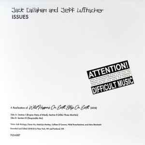 Jack Callahan - ISSUES album cover