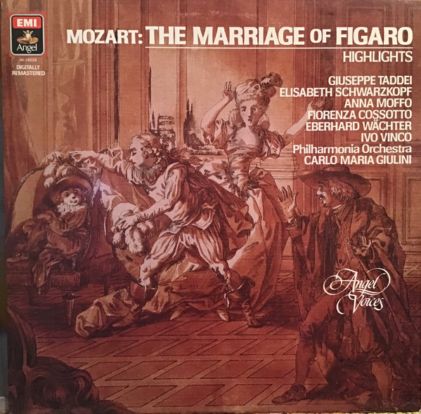 last ned album Mozart Giulini, Philharmonia Orchestra - The Marriage Of Figaro Highlights