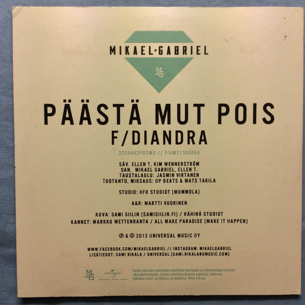 télécharger l'album Mikael Gabriel F Diandra - Päästä Mut Pois
