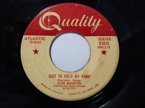 Clyde McPhatter – Just To Hold My Hand / No Matter What (1957, Vinyl) -  Discogs