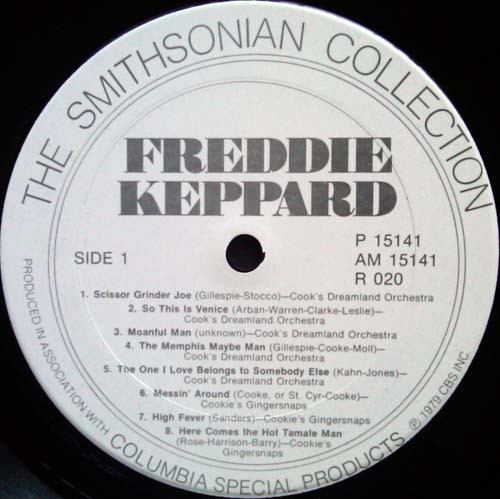 télécharger l'album Freddie Keppard - The Legendary New Orleans Cornet