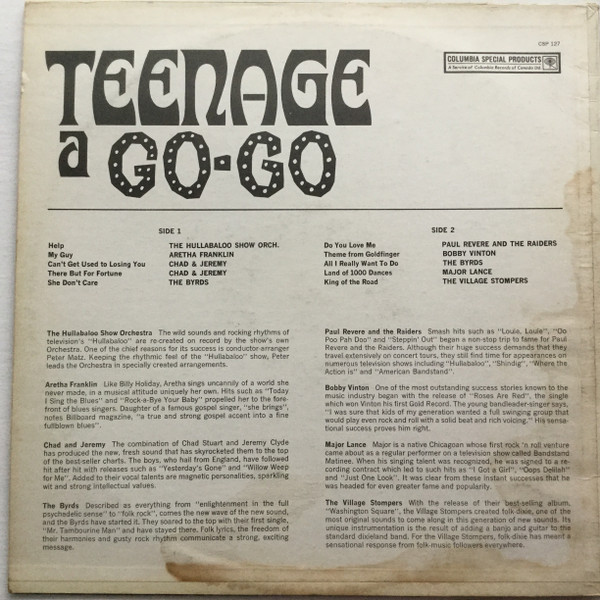 ladda ner album Various - Teenage A Gogo