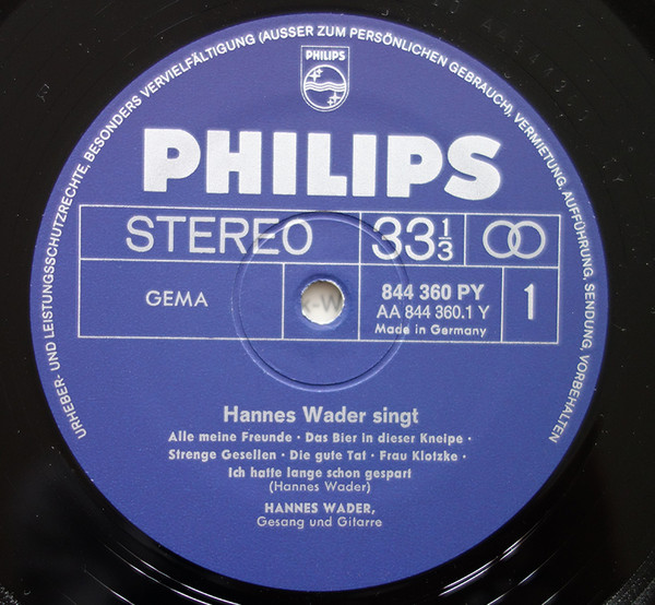 télécharger l'album Hannes Wader - Singt Eigene Lieder