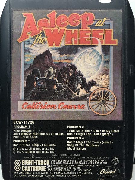 Asleep At The Wheel – Collision Course (1978, Vinyl) - Discogs