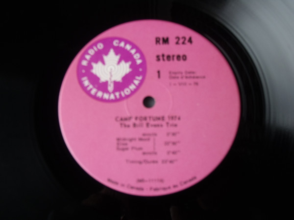 baixar álbum The Bill Evans Trio - Camp Fortune 1974
