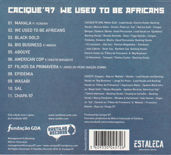 télécharger l'album Download Cacique'97 - We Used To Be Africans album