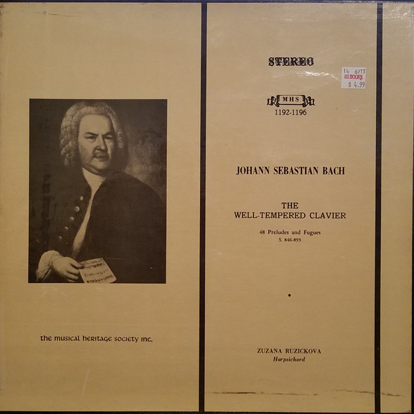 last ned album Johann Sebastian Bach, Zuzana Růžičková - The Well Tempered Clavier