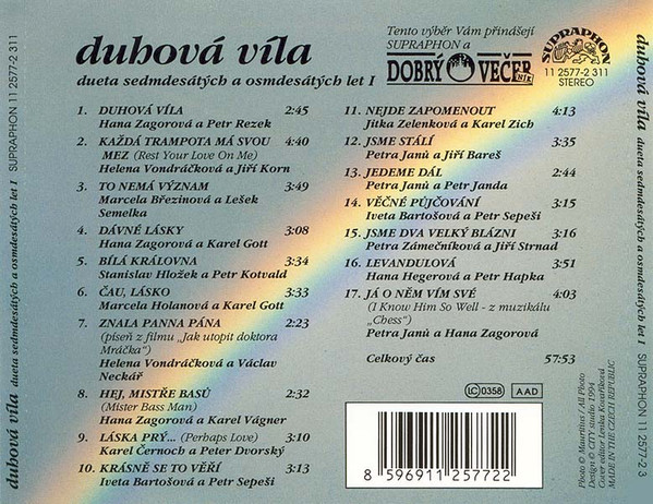 baixar álbum Various - Duhová Víla Dueta Sedmdesátých A Osmdesátých Let I