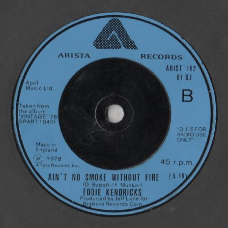 télécharger l'album Eddie Kendricks - Aint No Smoke Without Fire