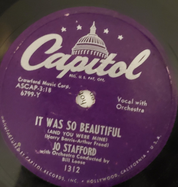 ladda ner album Jo Stafford - It Was So Beautiful And You Were Mine Love Is A Masquerade