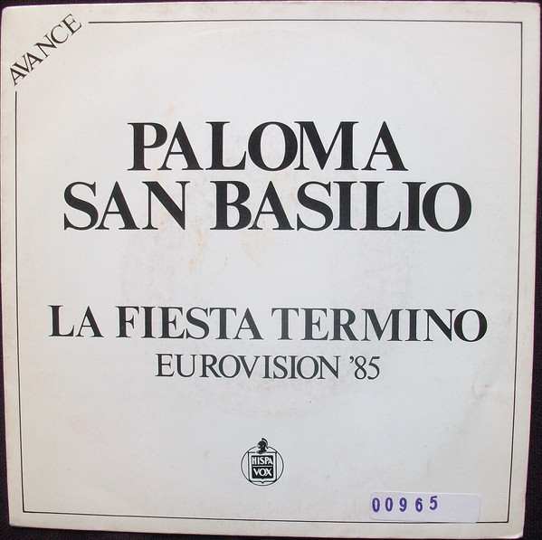Paloma San Basilio – La Fiesta Termino / Sin Ti (Without You) (1985, Vinyl)  - Discogs