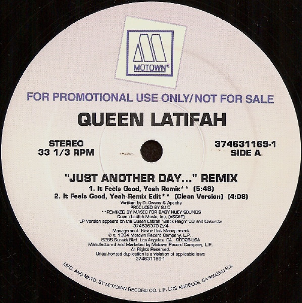 Queen Latifah – Just Another Day... (Remix) (1994, Vinyl) - Discogs